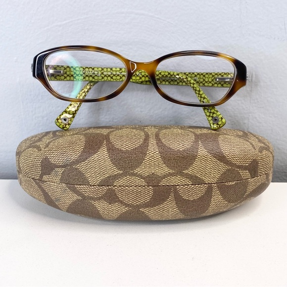 Coach New York Delaney HC6015 5031 Brown Tortoise Eyeglasses Frame 50-16-130 - Picture 5 of 13